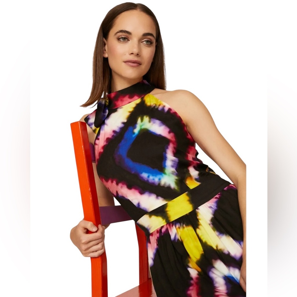 Busayo x RTR- Multicolor Geometric Pattern Women's Dress Size 8 - Picture 4 of 10